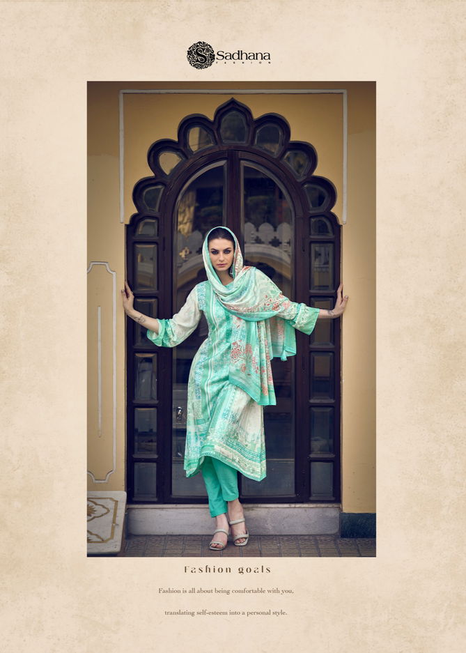 Ryssa By Sadhana Heavy Muslin Silk Printed Salwar Kameez Wholesale Shop In Surat